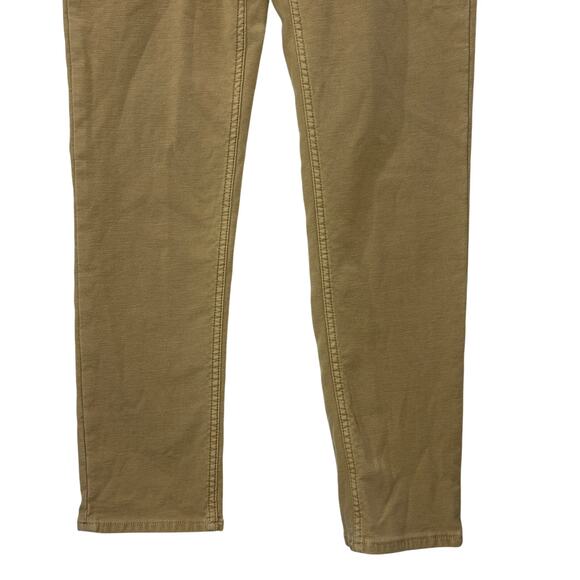 Faherty Mens Size 31 Jeans Stretch Terry 5 Pocket Pant Khaki Tan Slim Straight - Picture 15 of 16